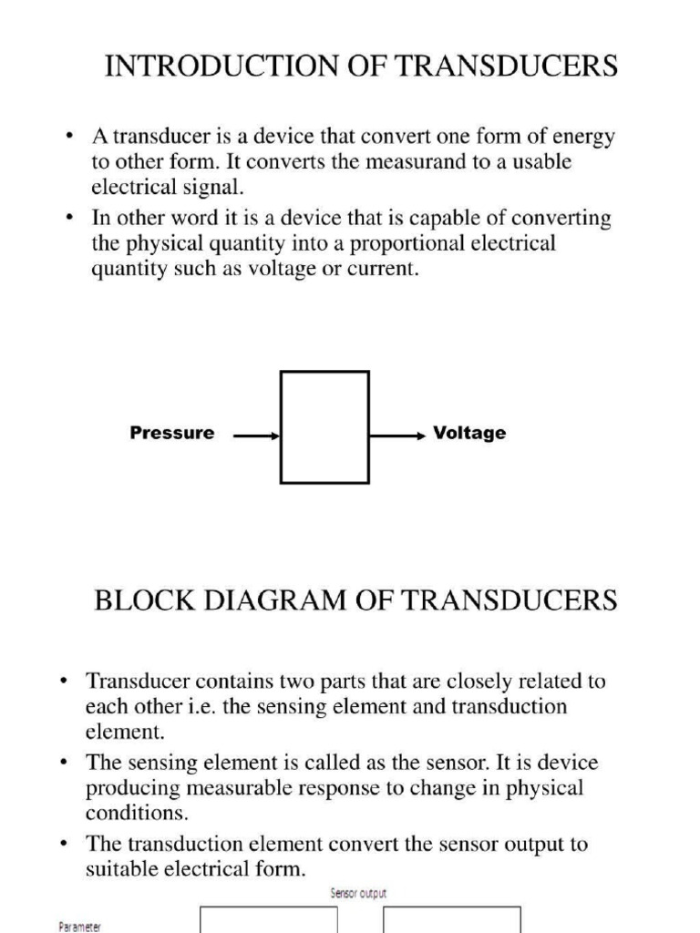 Transducer PDF