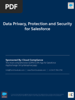 Data Security Protection Privacy Salesforce Cloud Compliance Appexchange e Book