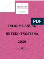 Informe Anual Urteko Txostena 2020 Informe Anual Urteko Txostena 2020