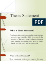 Eapp 4 Thesis Statement