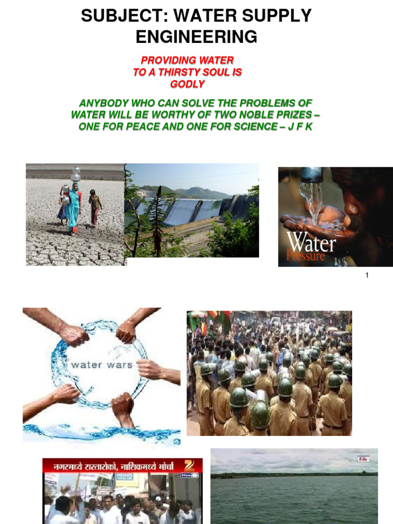 Introduction To Water Supply Engineering PDF Pipe (Fluid Conveyance