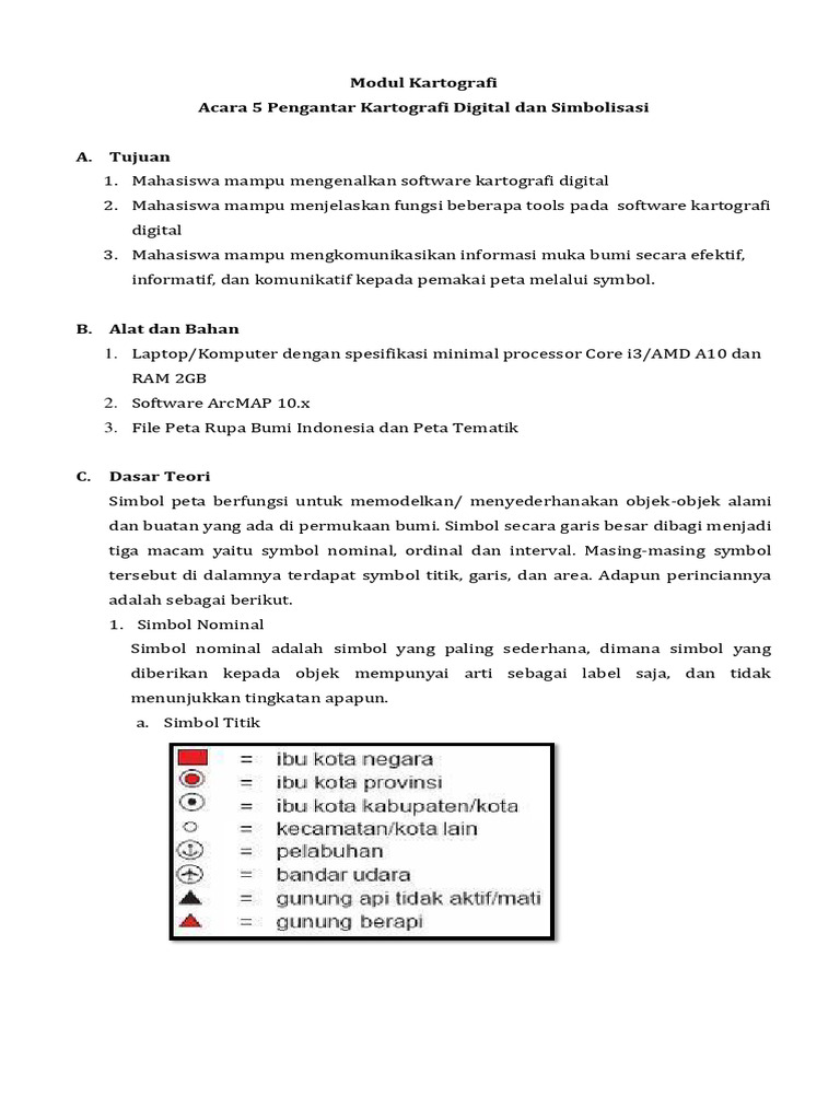 Pengantar Kartografi Digital dan Simbolisasi | PDF | Komputer