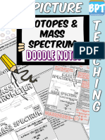 Isotopes & Mass Spectrum: Doodle Notes