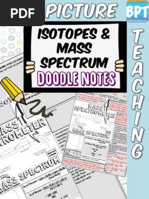 IsotopesandMassSpectrumActivityWorksheetDoodleNotes-1
