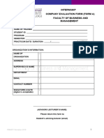 Form A - Company Evaluation New