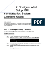 Discovery 2: Configure Initial Cisco ISE Setup, GUI Familiarization, System Certificate Usage