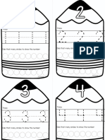 Free - Pencil Number Sense - Trace and Dab - Cópia
