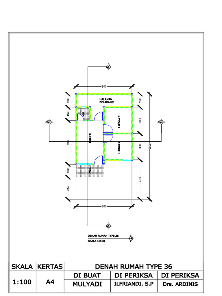Gambar Rumah Typ 36-Model | PDF