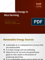 Renewable Energy in Rice Farming