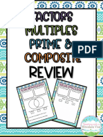 Factors Multiples Prime Composite Review