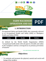 Farm Machinery Operation and Safety