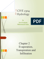 CIVE2304 C2 Evaporation Transpiration and Infiltration