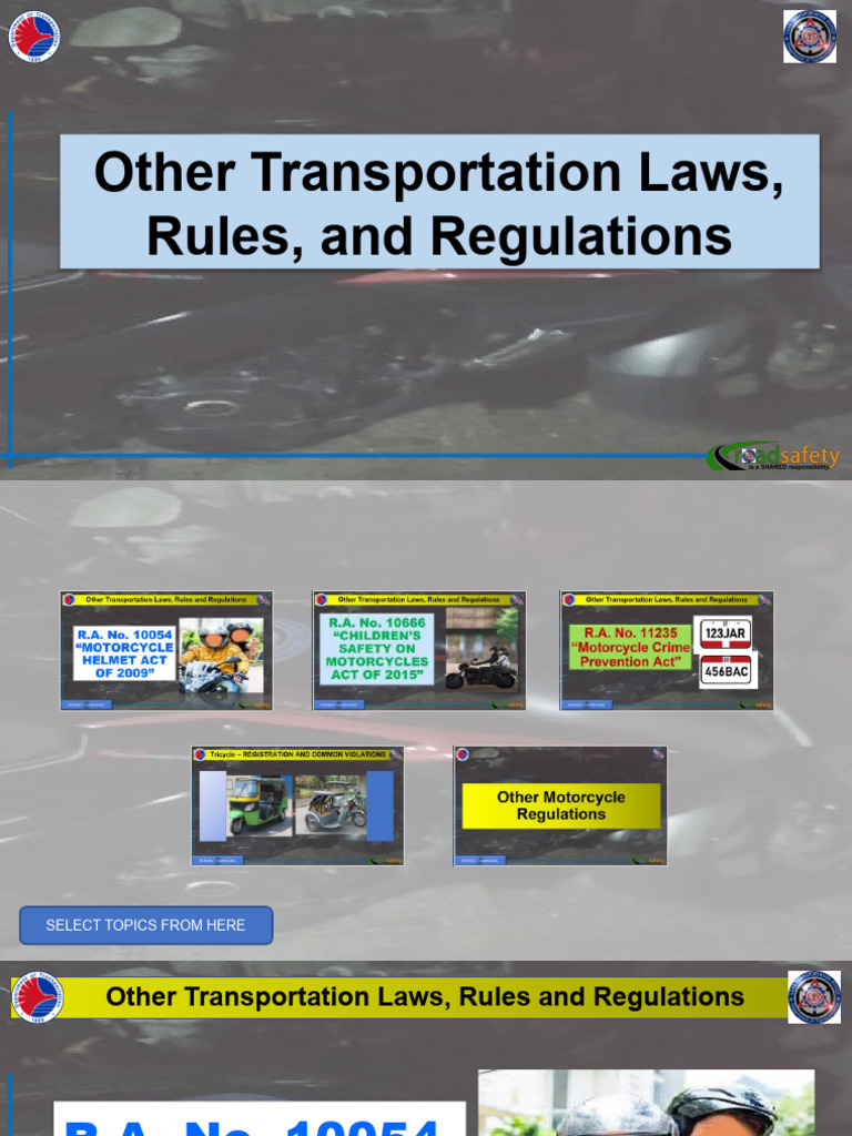 Ro103b Cde SPLL Laws (MC and TC) 10.22 PDF Traffic Theft