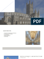 German & Italian Romanesque