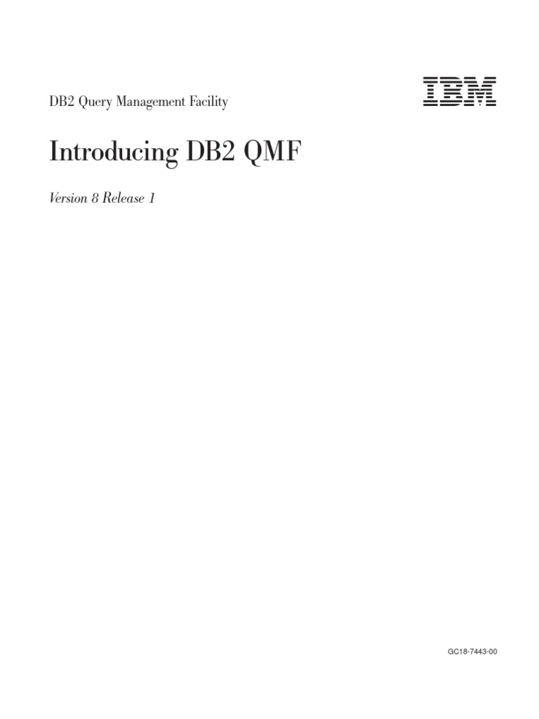 QMF V8 - Introducing QMF | PDF | Sql | Databases