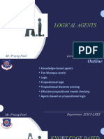 Logical Agents: Mr. Prayag Patel