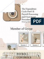 The Expenditure Cycle Part5 II: Payroll Processing and Fixed Asset Procedures