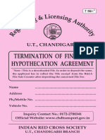 TerminationofFinance Hypothecation