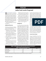 Focus: Increased Renewable Fuel Levels Proposed