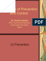 Levels of Prevention