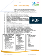 Pass The Question Food Labelling Questions Ws 1114he4