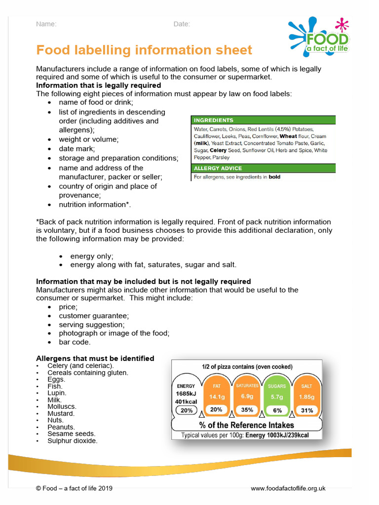 foodlabellinginformationsheeti1114he4 PDF