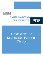 Guide affilié régime des pensions civiles 20 mars 2018