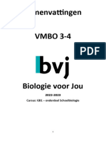 Samenvatting VMBO Biologie Voor Jou