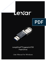 Lexar JumpDrive Fingerprint F35-User Manual - Windows-EN