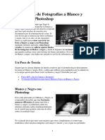 Conversión de Fotografías A Blanco y Negro Con Photoshop