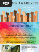 Consumer Rights Project Class 10 | PDF | Consumer Protection | Justice