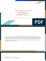 Upaya Pencegahan Terorisme Di Indonesia