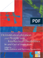 Deinstitutionalization and People With Intellectual Disabilities in and Out of Institutions (Kelley Johnson, Rannveig Traustadottir)