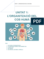 Unitat 1: L'Organització Del Cos Humà