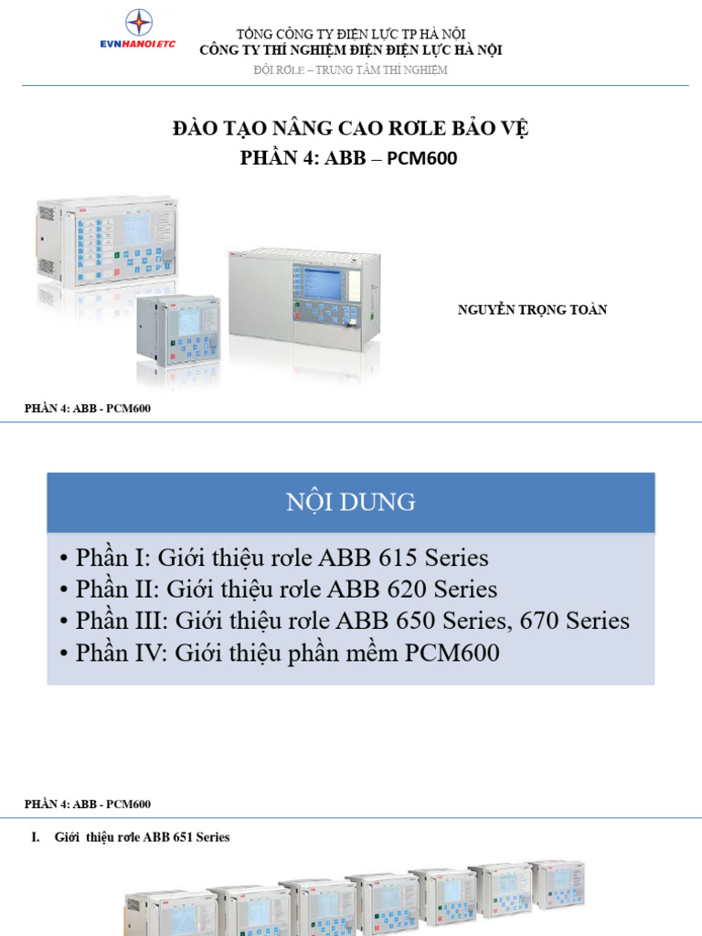 FILE - 20190911 - 174435 - Dao Tao PCM600 | PDF
