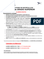 Instrucciones Matricula Grado Superior 23-24 Alumnos Nuevos