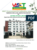 Temperature Level Inspection Report