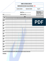 AMJ-IMS-FM15 CCP2 Chiller, Freezer Temperature Record