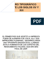 El Libro TipogrÁfico Durante Los Siglos XV y Xvi