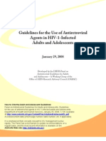 Guidelines for the Use of Anti Retro Viral Agents in HIV_1_Infected Adults and Adolescents