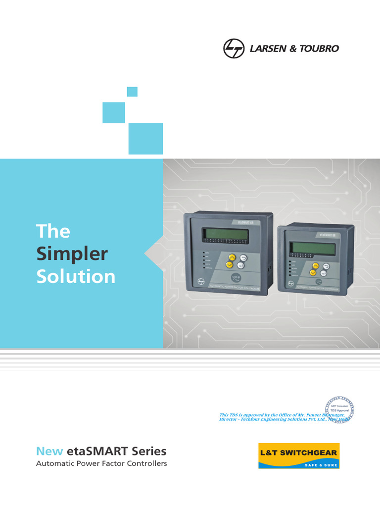 etaSMART Automatic Power Factor Controller | PDF | Electrical ...