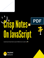 Crisp Notes On JavaScript