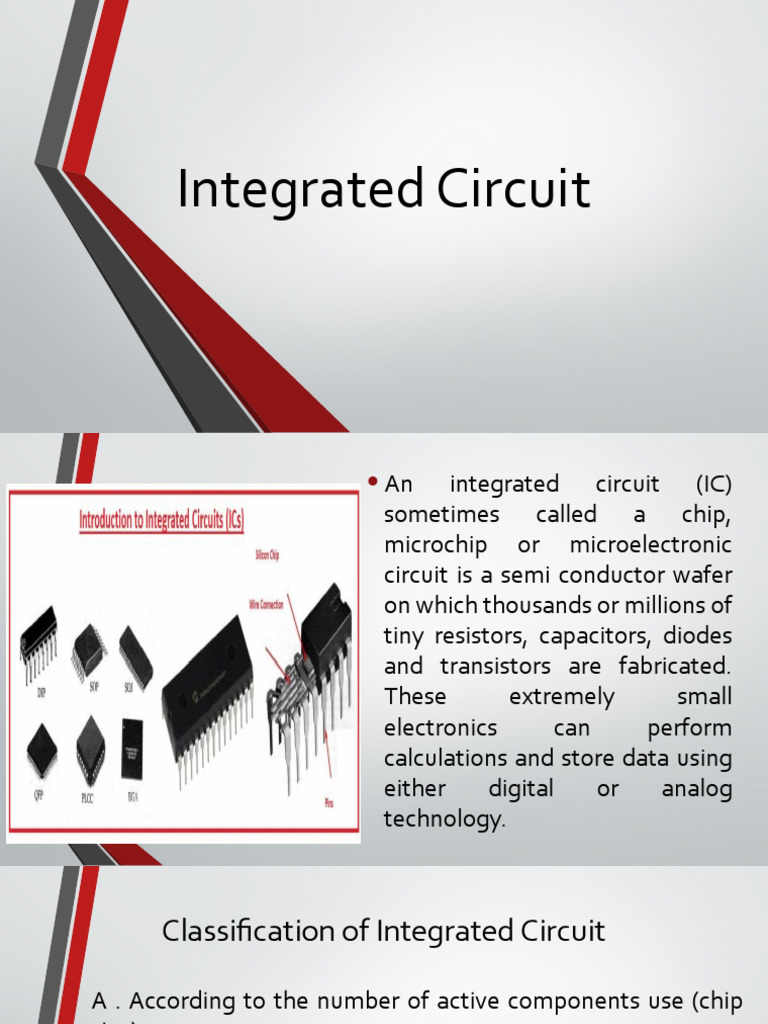 Integrated Circuit PDF Integrated Circuit Electronic Circuits