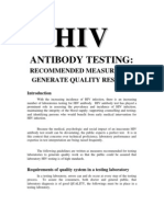 HIV Antibody Testing