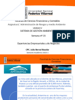 Semana #15 Administracion de Riesgo y Medio Ambiente