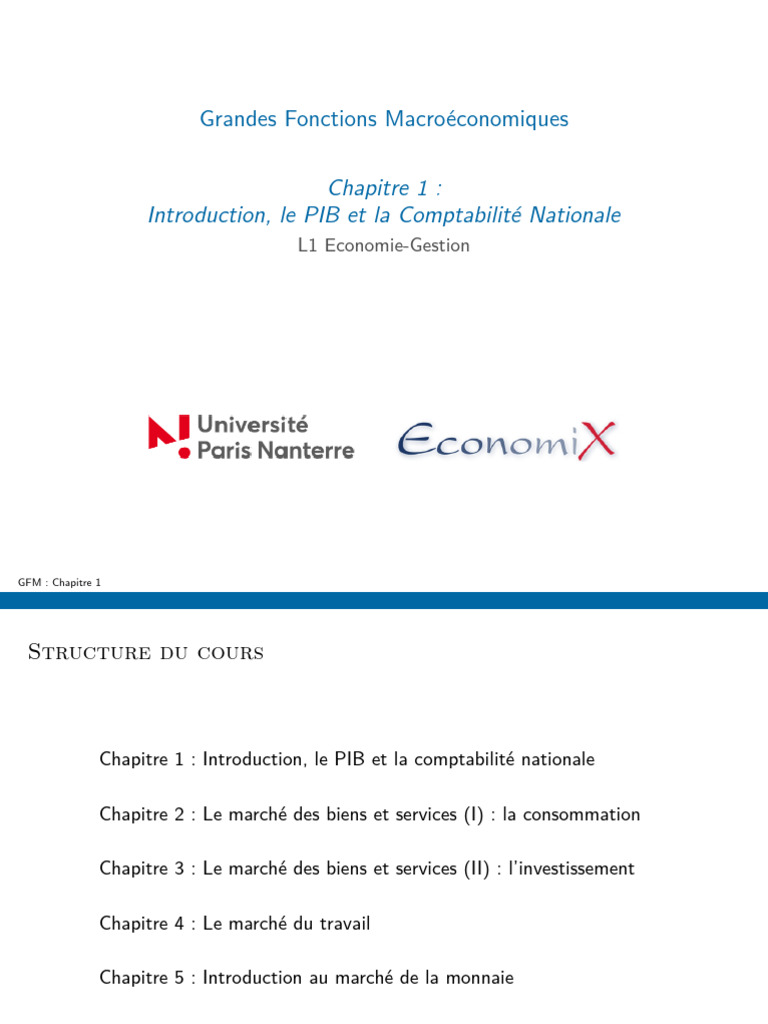 Introduction à la Macroéconomie et PIB | PDF | Produit intérieur brut ...