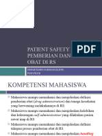 Patient Safety Dalam Pemberian Obat Dan Monitoring (25032020)