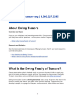 About Ewing Tumors: Overview and Types