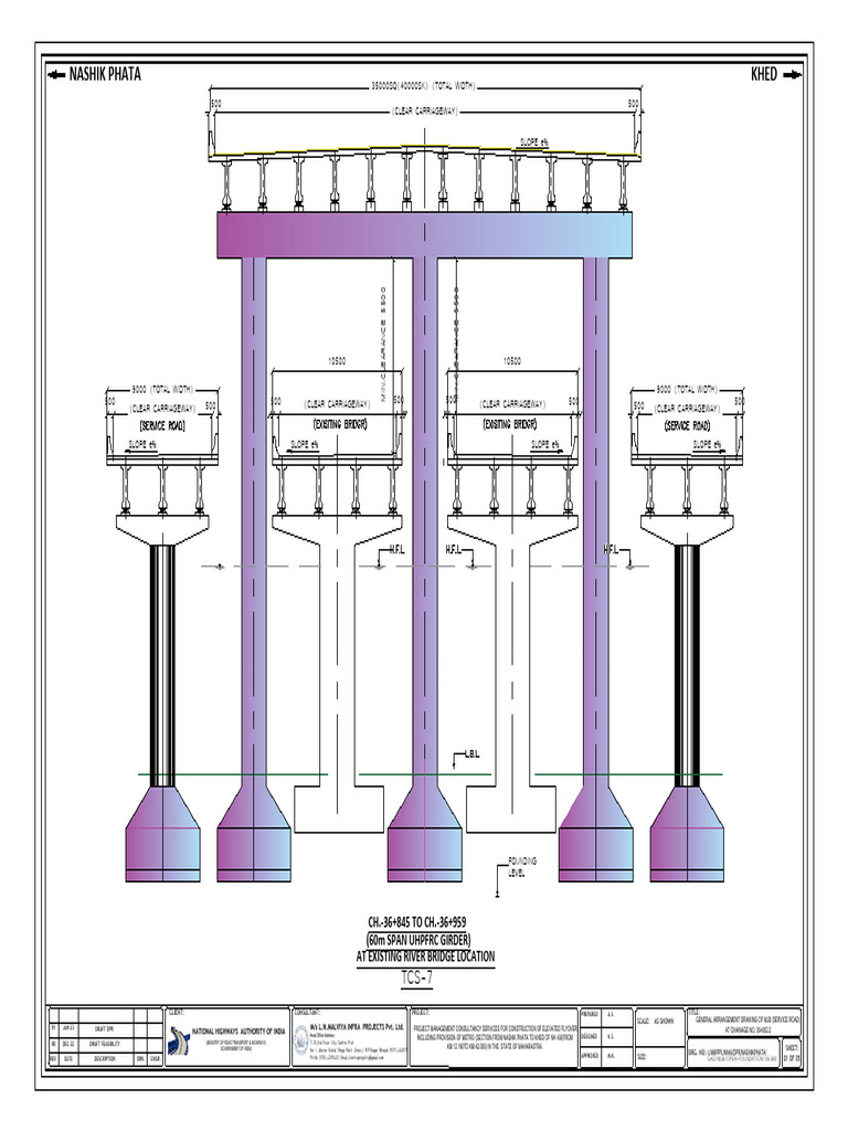 Nashik Phata-Khed Flyover Design | PDF | Road Transport | Streets And Roads