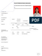 Formulir Permohonan Magang (Fillable Form)